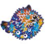 Multi Layered Paint Board Puffer Fish 1