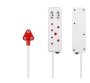 4-WAY Medium Surge Extension Lead 10M - White
