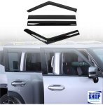 Jetour T2 Weather Guards Wind Deflectors Gloss 4 Door 2025