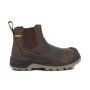 Safety Boot Rebel Chelsea Crazy Horse Brown Size 11