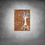 House Number D01 - 500 X 700 Rust Coat No