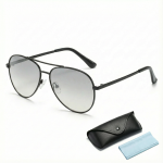 Men's Classic Black Frame Polarized Photochromic Sunglasses
