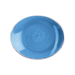 Churchill Cornflower Blue Oval Plate 19.2CM Set Of 12