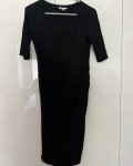 H&m Black Ribbed Maternity Dress Small