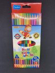 Double Sided 12 Colour Pencils