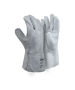 Chrome Leather Double Palm Gloves – 6CM Cuff
