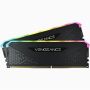 Corsair Vengeance Rgb Rs 32GB 2 X 16GB DDR4 Dram 3600MHZ C16 Memory Kit 18-22-22-42 1.2V Black.