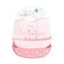 Baby 2 Pack Silicone Bibs Cat
