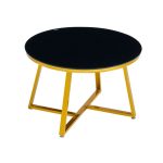 Gold Glass Coffee Table MWCTG14