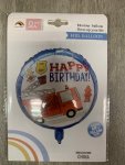 Happy Birthday 18 Inch Firetruck