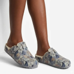 Desi Fur Slip On - Grey Multi - 8