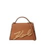 K/signature Medium Crossbody Bag -dark Tan
