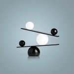 Equipoise Table Lamp – Black Gold