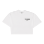 Amara Cream Cropped Boxy T-Shirt - Cream / XL