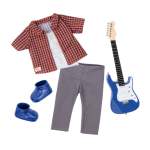 Deluxe Boy Plaid Shirt Outfit - Plaid To Rock