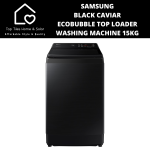 Samsung Black Caviar Ecobubble Top Loader Washing Machine - 15KG