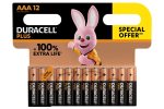 Duracell Plus Aaa Alkaline Batteries 1.5V - 12 Pack
