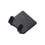 No-drill Wall-mounted Razor Holder With Hooks -black