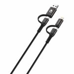 Volkano Weave Series 4-IN-1 Charge & Data Cable 1.2M