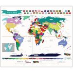 Thuto Teach Interactive Educational Mat - World Map