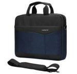Volkano Seismic Series 15.6" Laptop Shoulder Bag - Black Blue