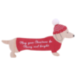 Choice Wooden Christmas Dog Decoration
