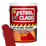 Steel Cladd All-in-one Water Based Red 5L Livestainable