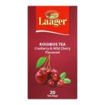 Laager Cranberry & Wild Cherry Flavoured Rooibos Tea 20 Pack