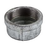 Bulk Pack X 8 Galvanised End Cap 50MM