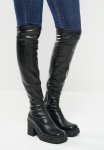 Upsurge Over The Knee Boot - Black