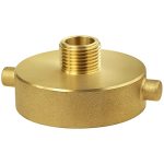 Novino Fire Hydrant Hose Adapter 2-1 2" Nst nh Female X 3 4" Ght Male Brass Fire Hydrant Adapter To Garden Hose