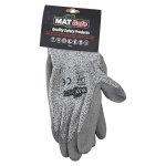 Matsafe Cut Resistant Gloves Grey And White Size 3