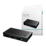 Deepcool SC790 6-PORT Argb Pwm Fan Hub Magnetic Mount Sata Power 6X 3-PIN Argb + 6X 4-PIN Pwm – New