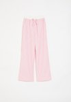 PoP Candy Contrast Waistband Pants-pink