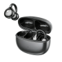Black Open-ear Clip-on Sports Bluetooth Headphones - Bluetooth 5.4