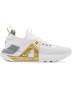 Women's Ua Project Rock 4 Training Shoes - White / 6
