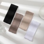 4 Pcs Casual Style Sports Headbands - Moisture-wicking Breathable Sweatbands - Polyester And Spandex Stretchy Hair Bands For Exe
