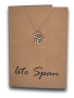 Netball Pendant And Chain - Card 532