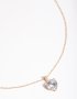 Goldair Gold Plated Sterling Silver Cubic Zirconia Heart Arrow Necklace