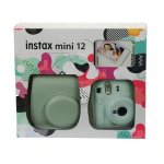 Fuji Instax MINI 12 Mint Green Film And Case Bundle