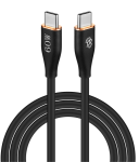Pro Bass Flexicord Series 2M 60W Type-c To Type-c Charging Cable - Black