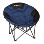 Oztrail Moon Chair Jumbo Blue/black 150KG