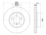 Stone Brake Disc Front BR13112