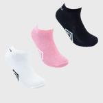 Umbra Umbro 3-PACK Ankle Socks _ 169719 _ Black - L Black