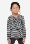 Appliqu D Jersey Top - Black