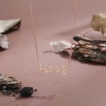 CNE107523RG - Rose Gold Sterling Silver Name Necklace