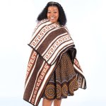 Sangoma - Maze Tobacco - 155 X 165 Cm