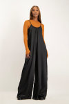 Eleanor Satin Wide Leg Jumpsuit - S