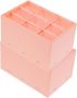2PCS Desktop Organizer Storage Drawer Units For Office Supplies Cosmetics E