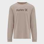 Hurley Mens One And Only Long Sleeve Tee Stone - 10XL